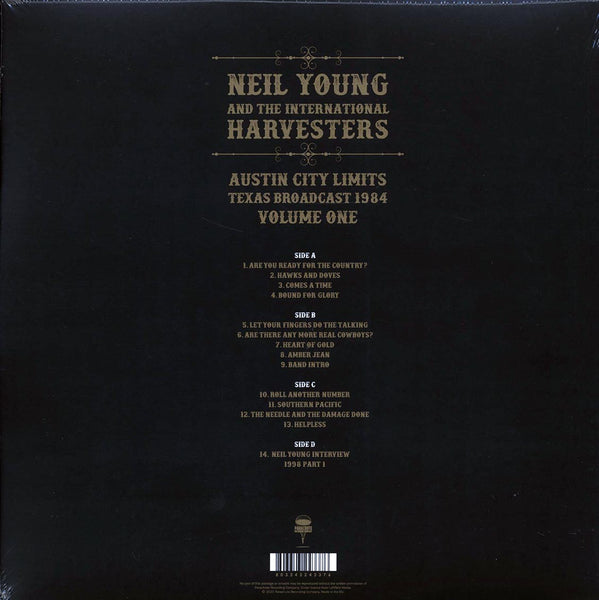 Neil Young & The International Harvesters "Austin City Limits Volume 1: Texas Broadcast 1984" 2xLP