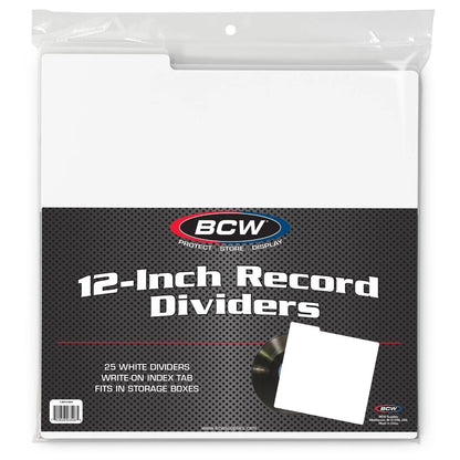 25 - 12 Inch Record Dividers