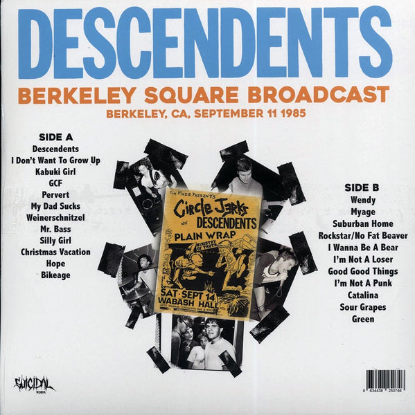 Descendents "Berkeley Square Broadcast, Berkeley, 1985" LP