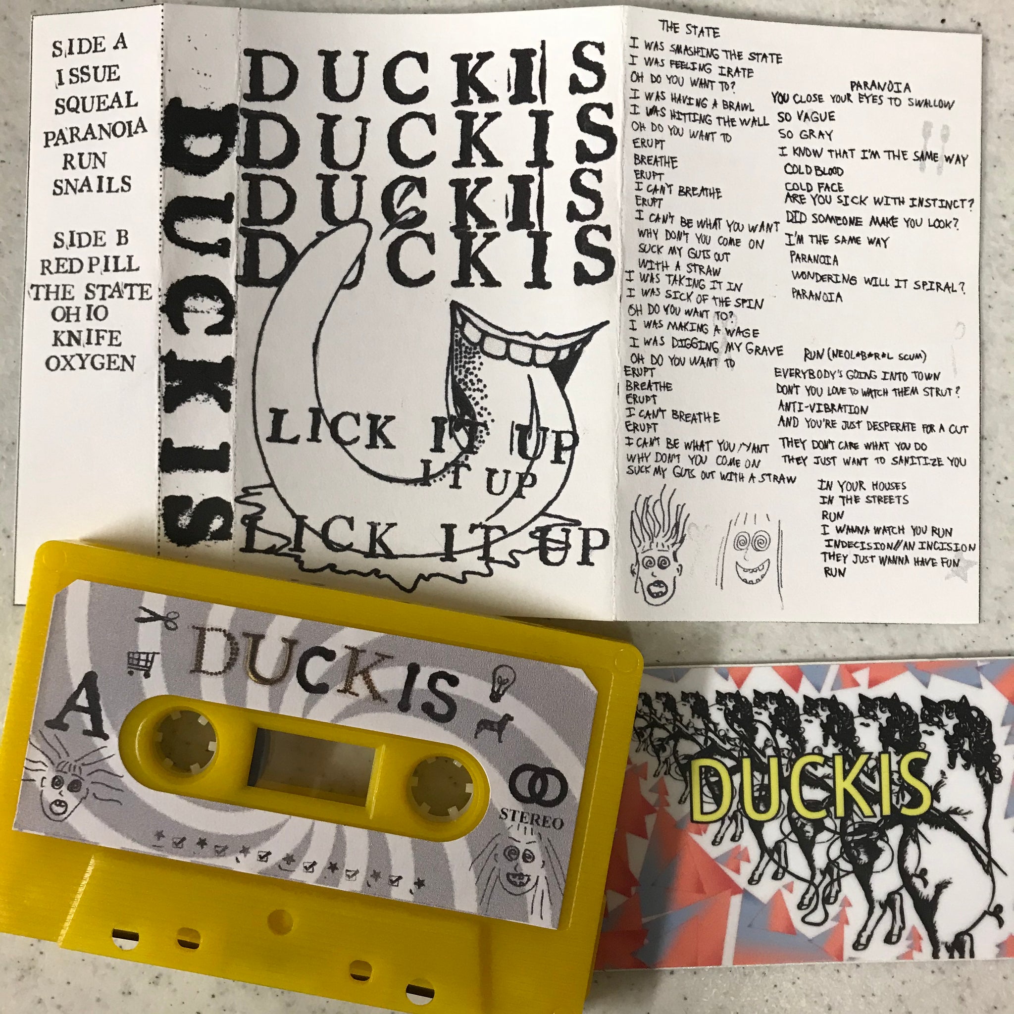 Duckis "Lick It Up" Tape