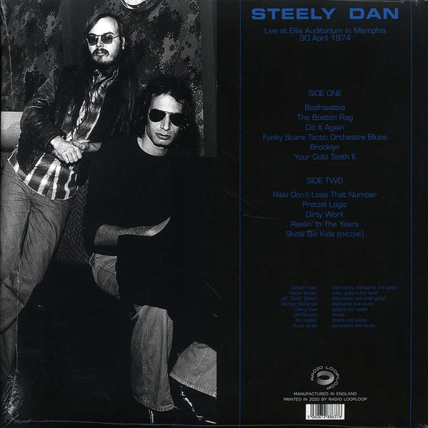 Steely Dan "Live At Ellis Auditorium In Memphis, 30 April 1974" LP