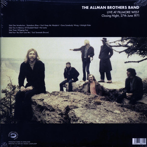 Allman Brothers Band "Live At Fillmore West" 2xLP