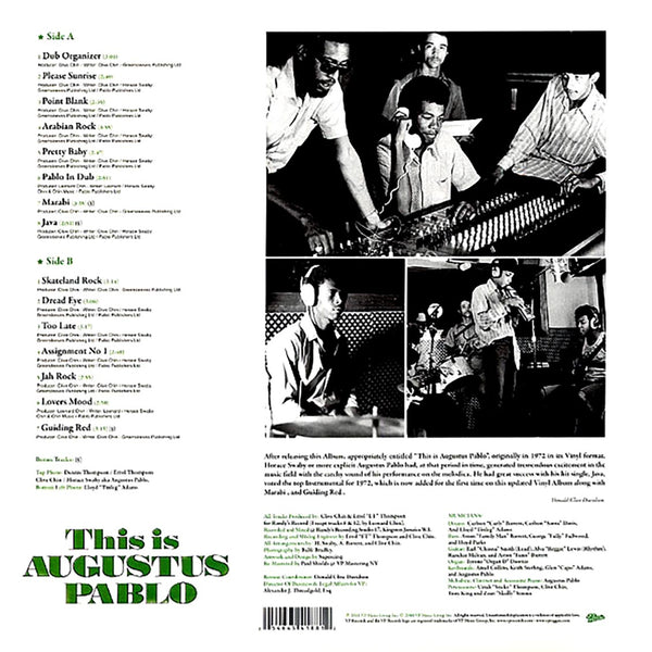 Pablo, Augustus "This is Augustus Pablo" LP