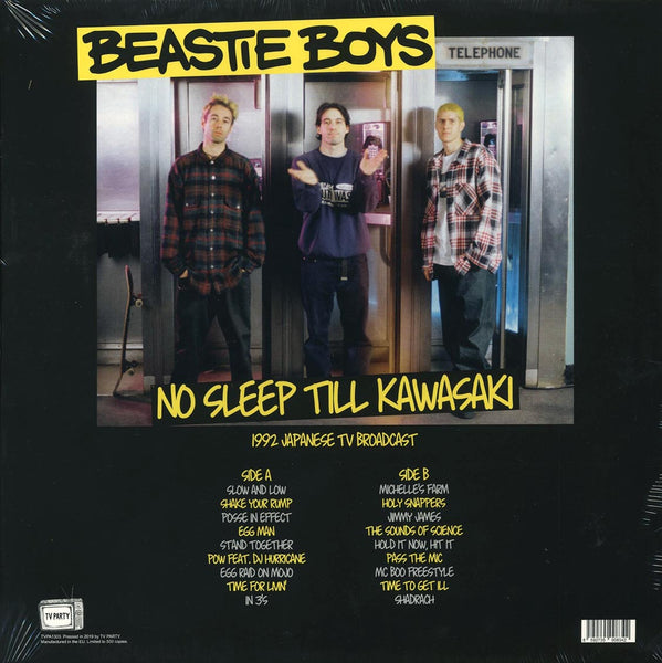 Beastie Boys "No Sleep Till Kawasaki: Live At The Kawasaki Citta Club, Japan, September 19th 1992" LP