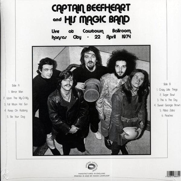 Captain Beefheart and His Magic Band "Live At Cowtown Ballroom,1974" LP