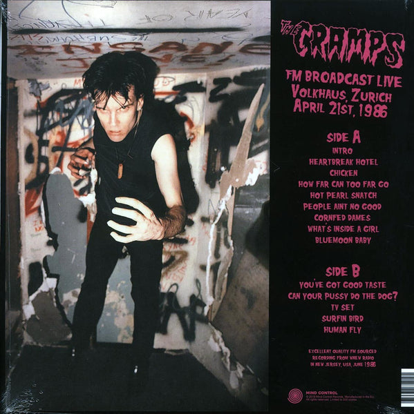 Cramps, The "Hot Pearl Radio Broadcast: TV Broadcast Live Volkhaus, Zurich April 21st, 1986" LP