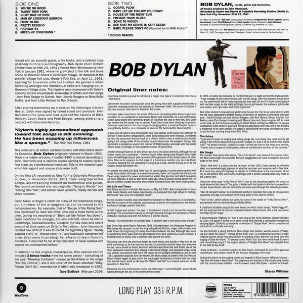 Dylan, Bob "S/T" LP
