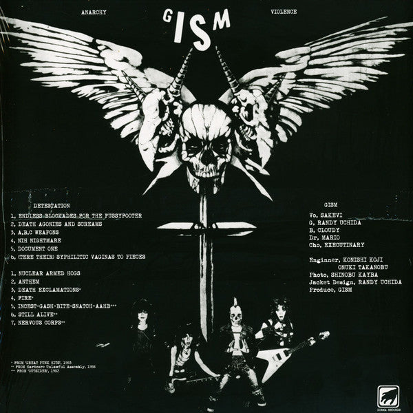 Gism "Detestation" Gatefold LP