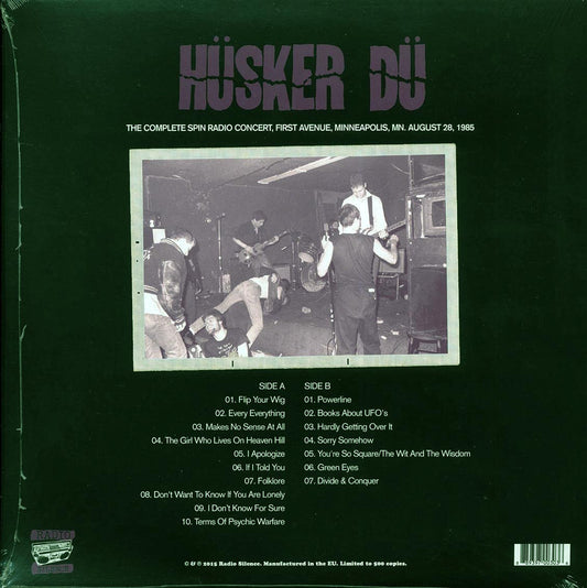 Husker Du "Spin Radio Concert, Minneapolis, MN, August 28, 1985" LP