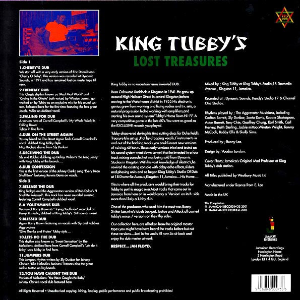 King Tubby "Lost Treasures" LP