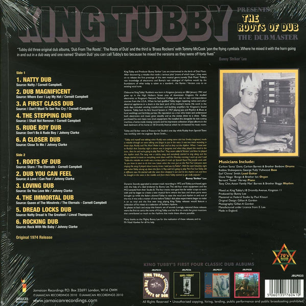 King Tubby "Roots of Dub" LP