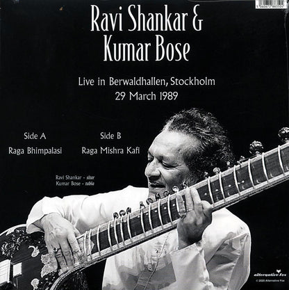 Ravi Shankar and Kumar Bose "Live At Berwaldhallen, Stockholm,1989" LP