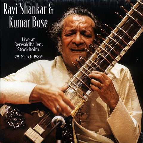 Ravi Shankar and Kumar Bose "Live At Berwaldhallen, Stockholm,1989" LP