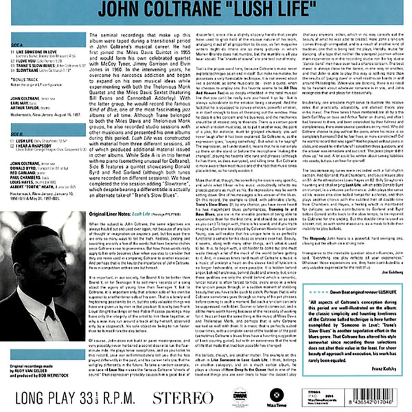 Coltrane, John "Lush Life" LP
