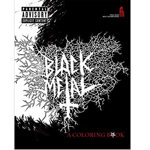 Black Metal Coloring Book - Book