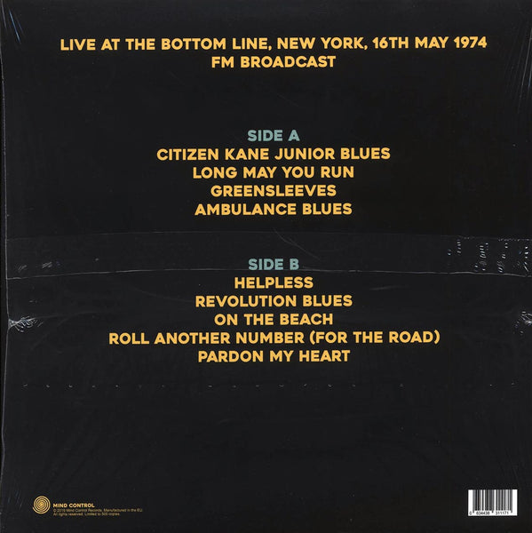 Neil Young "Revolution Blues: Live At The Bottom Line, New York, 16th May 1974" LP
