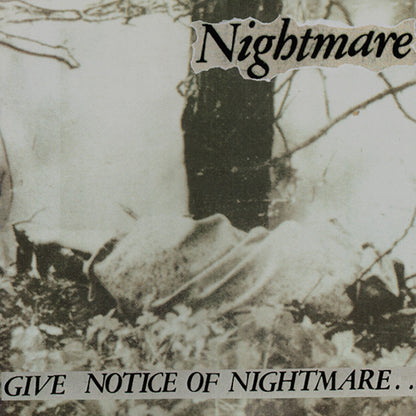 Nightmare "Give Notice of Nightmare" LP