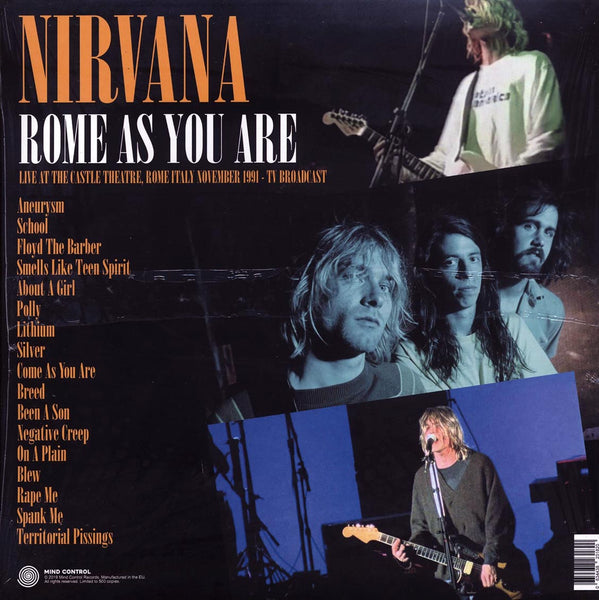 Nirvana "Rome As You Are" LP