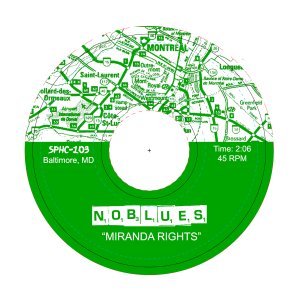 No Blues "Miranda Rights / Exploding Hearts" 7"