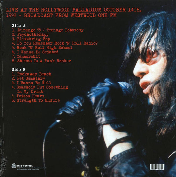 Ramones "Live At The Hollywood Palladium, October 14th, 1992" LP