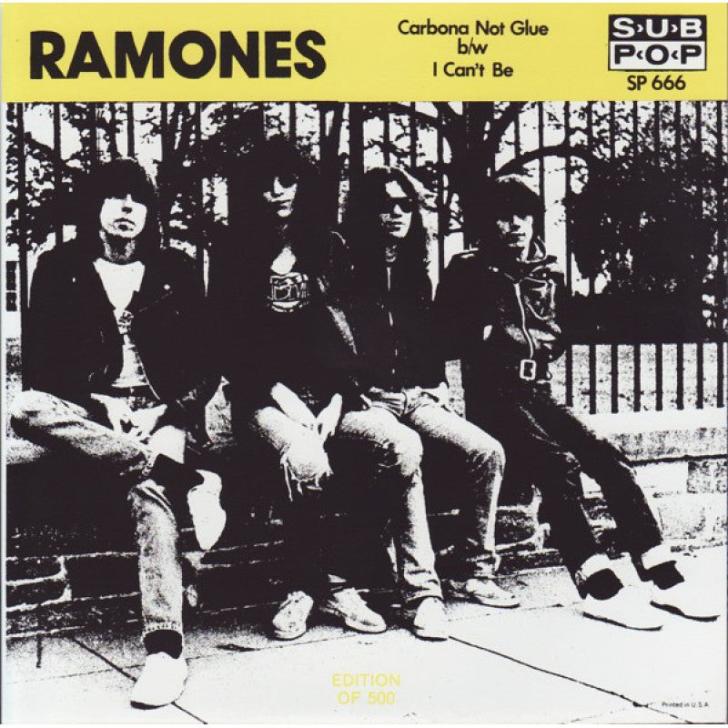 Ramones "Carbona Not Glue" 7"