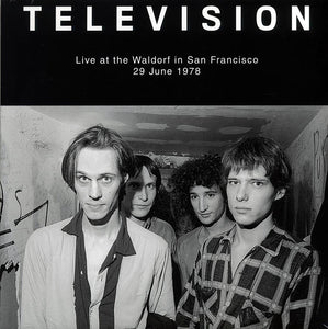 Television "Live At The Waldorf" LP