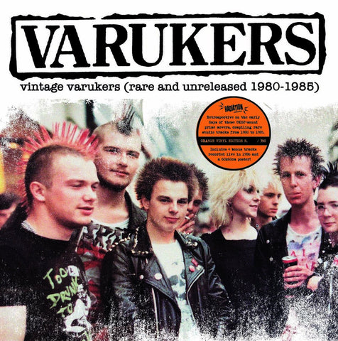 Varukers "Vintage Varukers (Rare and Unreleased 1980-1985)" LP