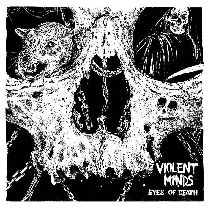 Violent Minds "Eyes of Death + Bonus" LP - Dead Tank Records
